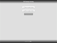 Tablet Screenshot of 3dcharityhockey.com